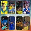Fußball Für N-NeYmAr 10 Handyhülle Für Samsung Galaxy A73,A72,A71,A70,A53,A52,A51,Andere Weiche Schwarze Hülle