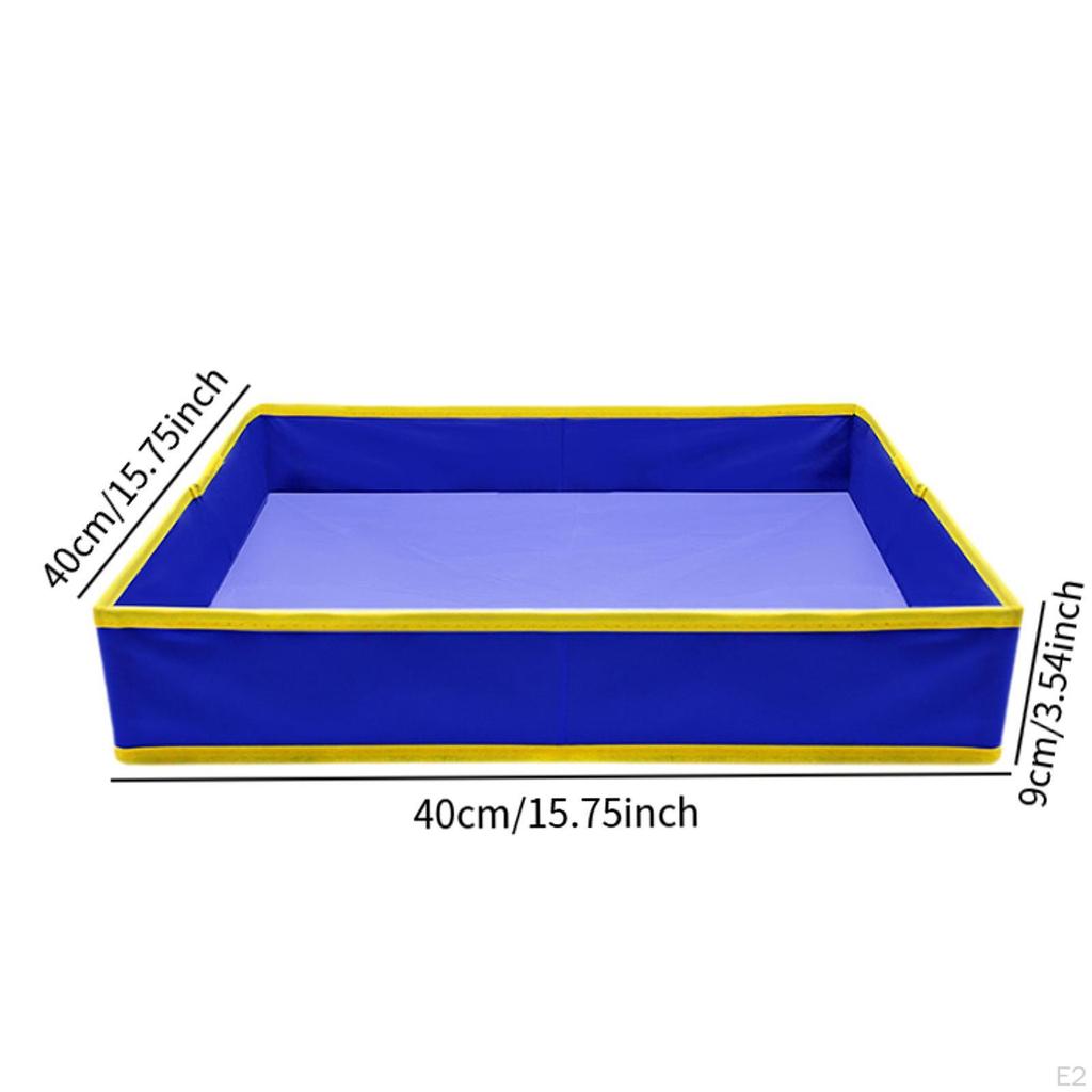 Sandbox Tray ,Children Toy Tray, Smooth , Large Space, Easy to Carry, Portable ,Polyester Sandbox,