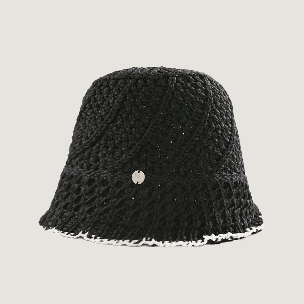 Whoau Letni dzianinowy kapelusz typu bucket hat / WHACD2673A