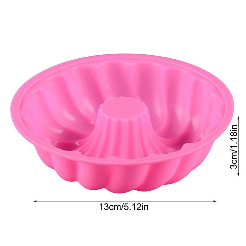 

Silicone DIY Baking Cake Tools Spiral Pattern Cake Mold Mini Cake Pan Jelly Pudding Molds Bakeware Tray Maker