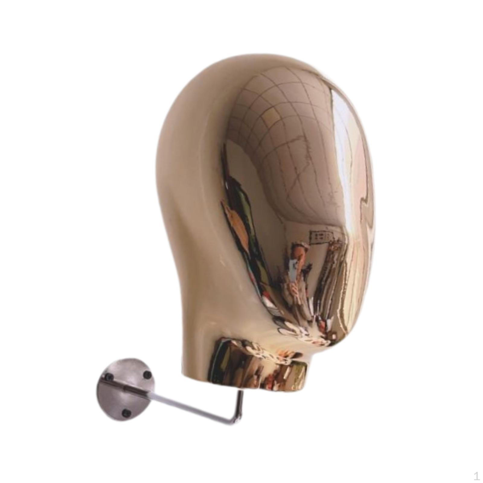 

Mannequin Head Model Hat Holder Display Stand Rack Stable Stylish Multifunctional Manikin Wall золотой