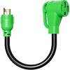 Oviitech NEMA L5-30P To NEMA 14-50R RV Generator Adapter Power Cord, 250V, SJTW 10AWG*,30Amp Male To 50Amp Female Generator Conversion Adapter,