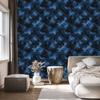 Watercolor Galaxy Navy Blue Wallpaper for Living Room and Bedroom 50x1000