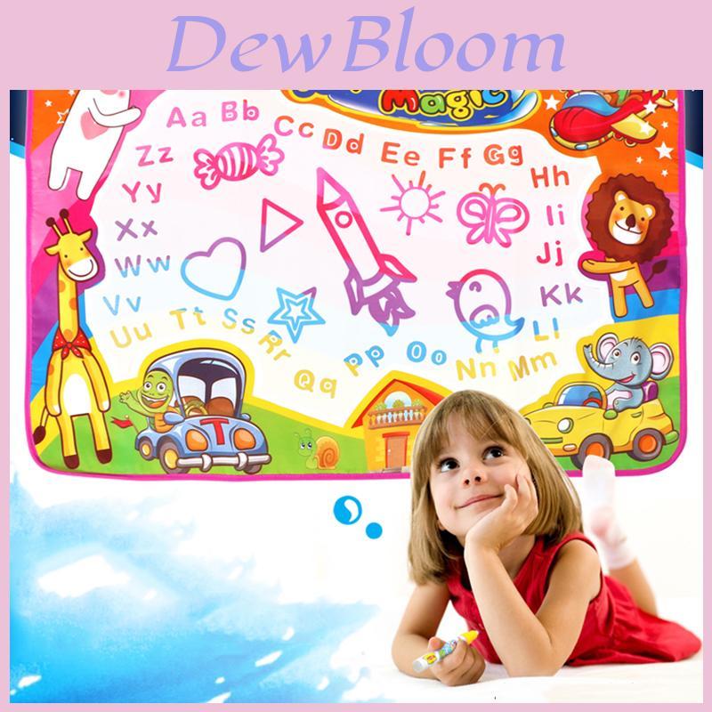 Kids Aqua Doodle Water Painting Drawing Mat With Large Colorful Writing Board