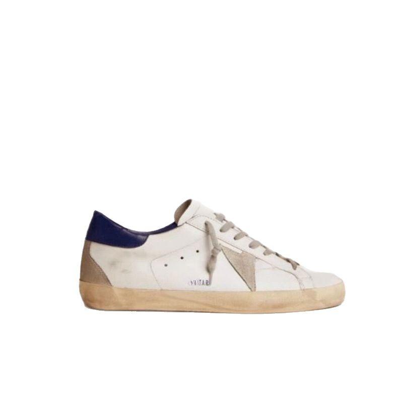 Chaussures décontractées pour hommes et femmes étoiles petites chaussures sales nouvelles polyvalentes chaussures de skate chaussures sales cuir de vachette chaussures blanches