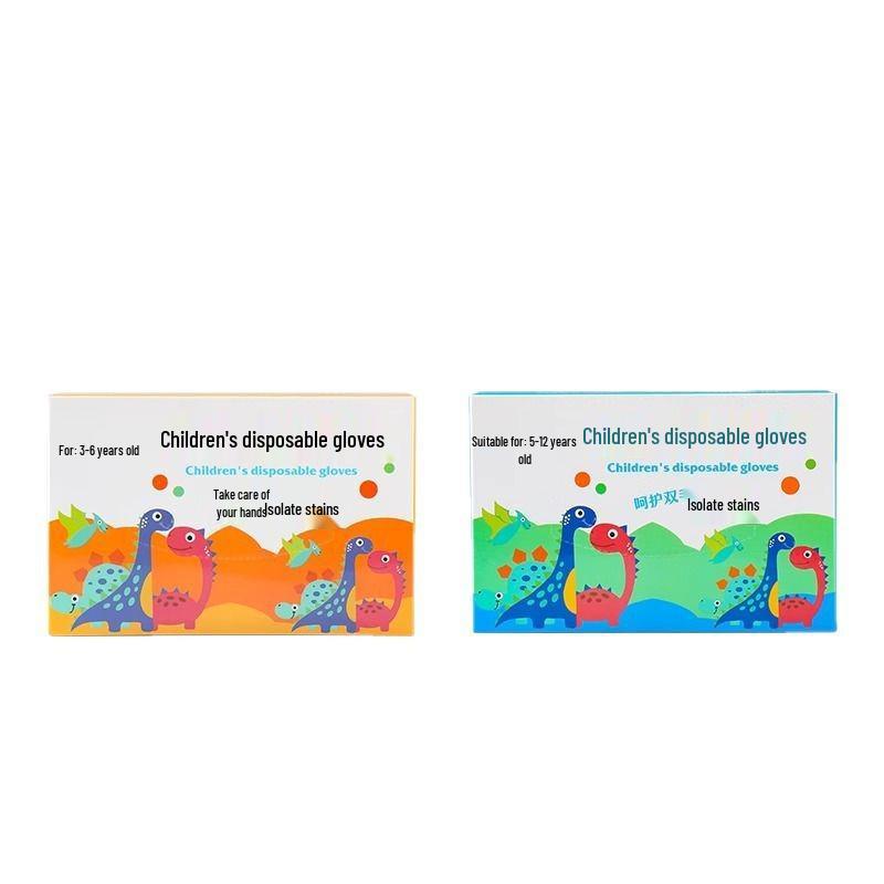 Wegwerphandschoenen van PE voor Kinderen, Voedselveilig, voor Horeca, in Doos/Zak