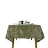 Yimanqiyun Green Leaves Sketch Tablecloth - American Fabric, Rectangular