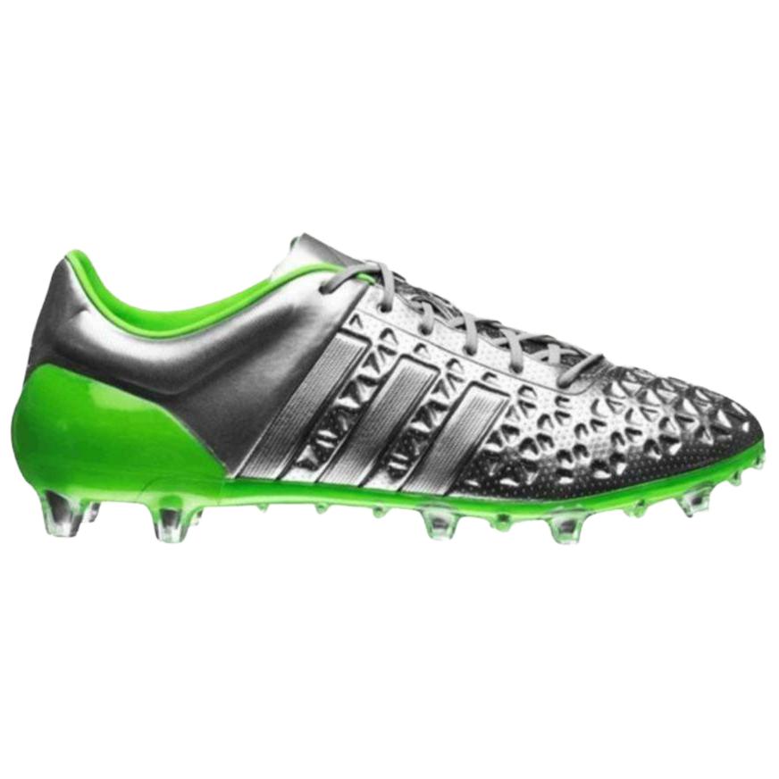 adidas Ace 15.1 FG/AG Eskolaite Pack Pánské tenisky Stříbrná Stříbrná-Metalická Solární-Zelená S31695