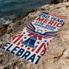 A-america Celebrates 250 Years Towel Large Quick-Drying Microfiber soft Beach Towel for Travel Fitness Sauna Bathing Camping