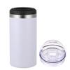 16oz Coffee Cup Stainless Steel Vacuum Flask Double-Lid Insulated Travel Mug Gift for Home Office School