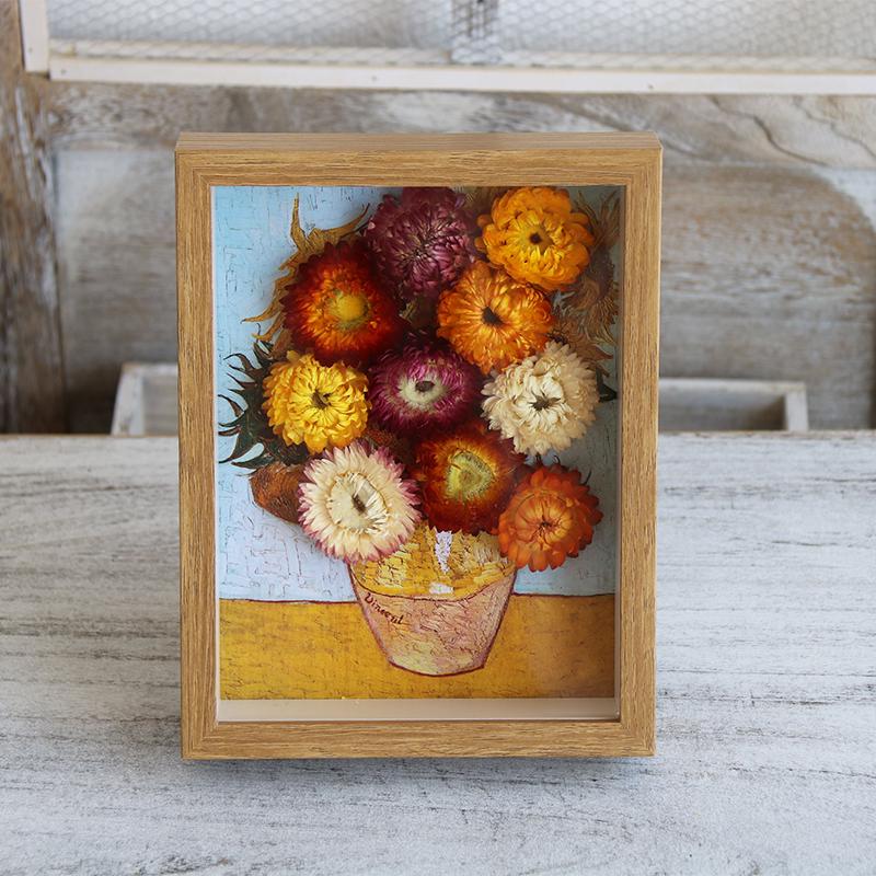 Sunflower Teddy Dried Flower Bouquet - Yunnan Natural Air-Dried Arrangement for Living Room Decor