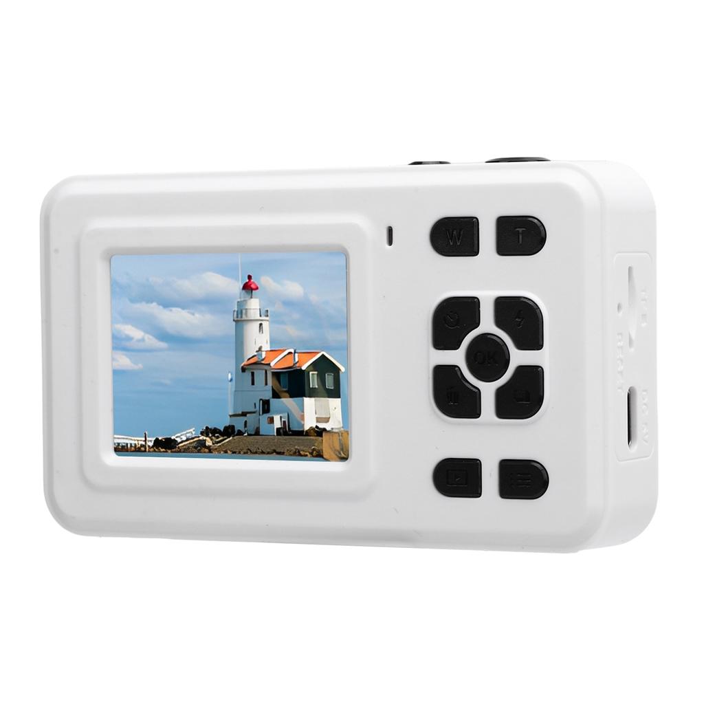 1080P 48MP Digital Camera Auto Focus Camera with 5X Digital Zoom 2.0 Inch Display for Travel Photography