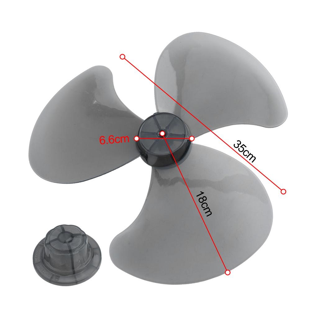Fan Blade Plastic Three Leaves Inches Household Plastic Fan Blade Leaves PP Plastic Pedestal Plastic Fan Blade Standing Fan