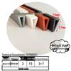 High-Temp Resistant Silicone U-Shaped Edge Seal Strip for Fiberglass Panel - Dustproof & Anti-Collision.