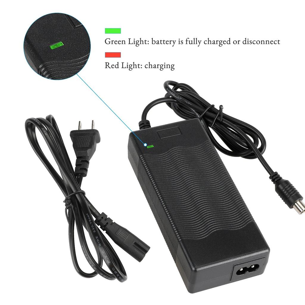 42V 2A Power Adapter Charger Output Battery Charger Compatible With M365 S1 / S3 / S4 (US Plug) Electric