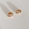 Simple Zircon Small Earrings, Ear Buckles, Niche Light Luxury, High-end Sense Earrings, Fashion Temperament, Versatile Ear Jewelry