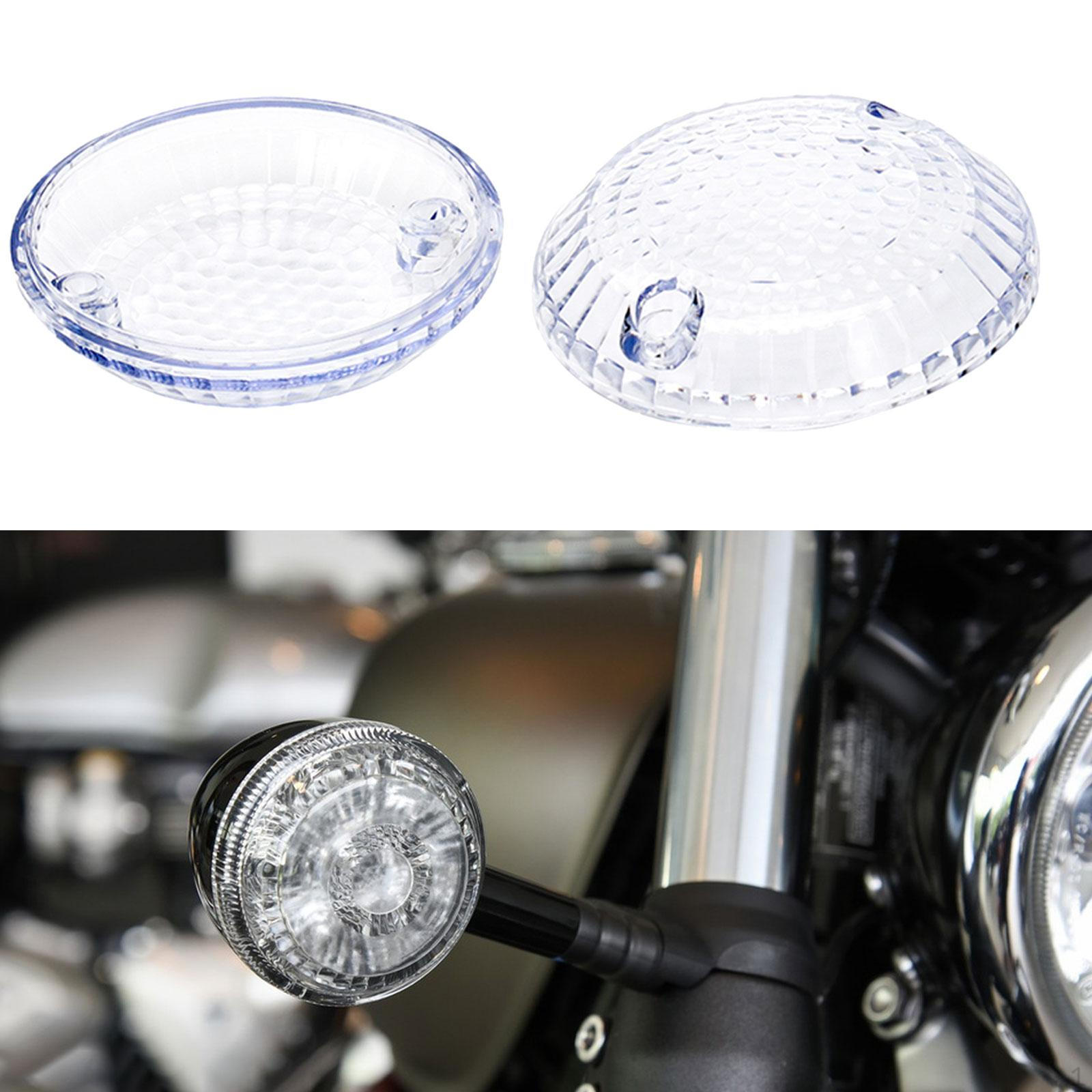

2 шт. крышка объектива указателя поворота мотоцикла для Kawasaki Vulcan W650 454 LTD Clear