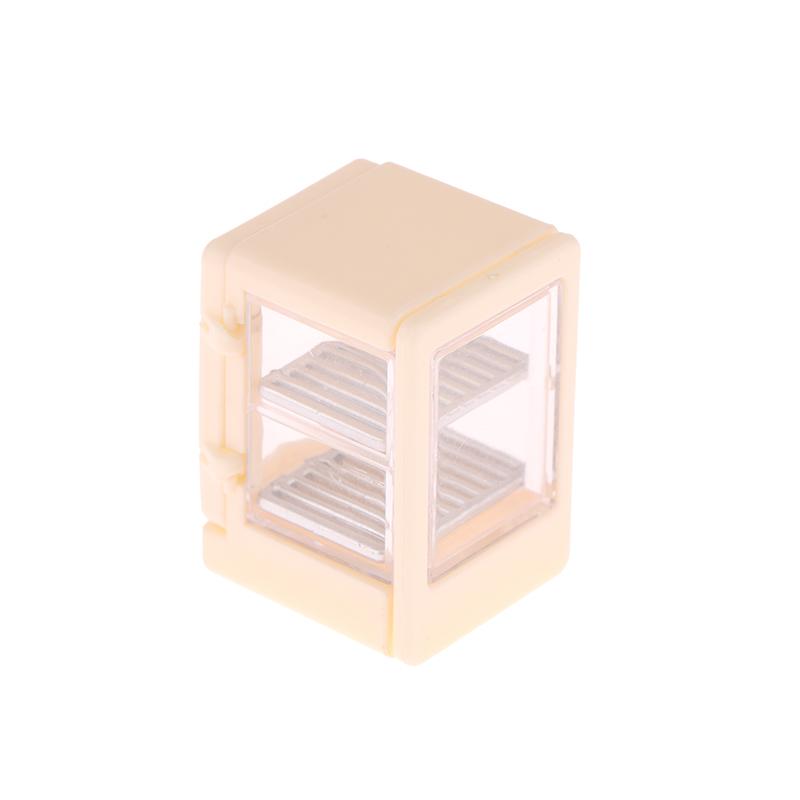 1/12 Dollhouse Bread Desserts Display Cabinet Model Dollhouse Mini Kitchen Furniture Decoration Dolls House Accessories