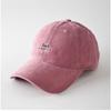 Fashion Hat Korean autumn and winter polished contrasting color letter embroidered baseball cap men's and women's fashion niche casual versatile cap