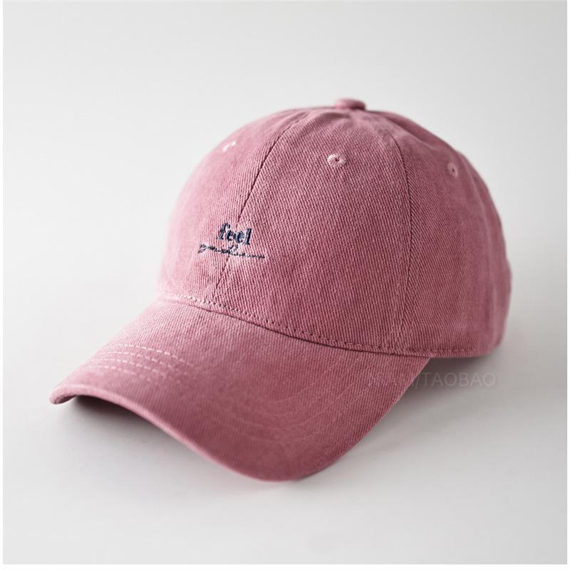 Fashion Hat Korean autumn and winter polished contrasting color letter embroidered baseball cap men's and women's fashion niche casual versatile cap