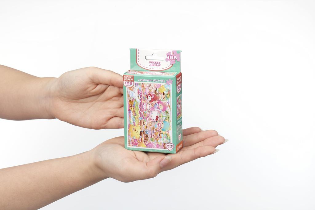 in Beverly 108 Jigsaw Puzzle Sweets x 10 [Made Japan] Micro-Piece "Happy Party" (14.7 cm) M108-216