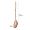 1PC Stainless Steel Badminton Racket Coffee Spoon Colorful Ice Cream Tea Spoon Drinkware