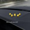 Whimsical Yellow Chicken Car Ornament 2024 - Decompression Decoration for Interior Console.