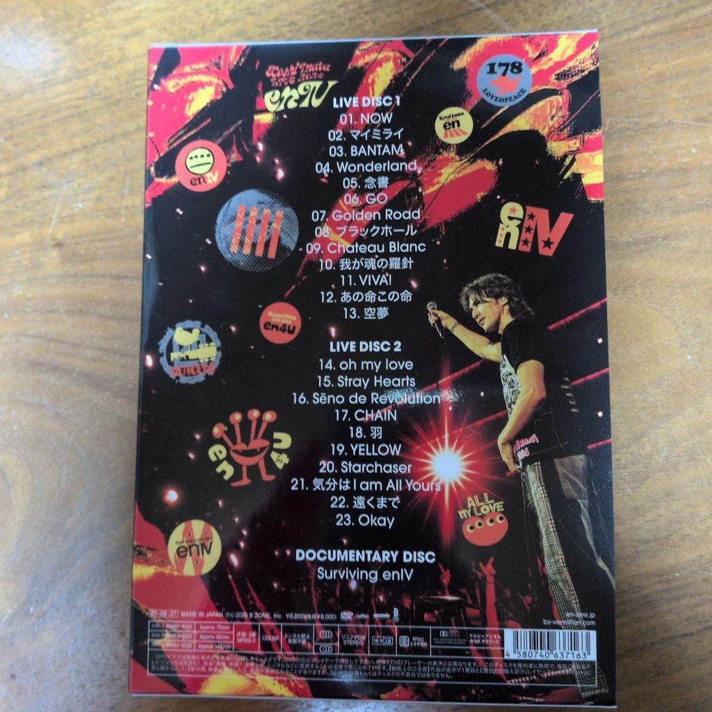 [USED] Koshi Inaba LIVE 2024 env DVD first release bonus strap included