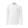 Classic Minimalist Sports Training Golf Comfortable Versatile Long Sleeve T-Shirt Men Tops Jade-White A11M615204FWT