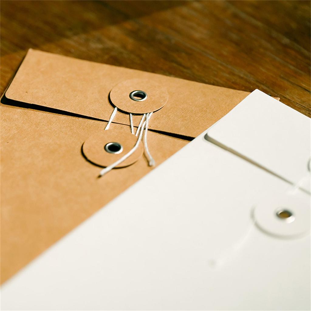 20Pcs/set Kraft Paper Envelopes Invitation Envelopes Postcard Envelope Kraft Envelopes Brown Envelopes Card Envelopes