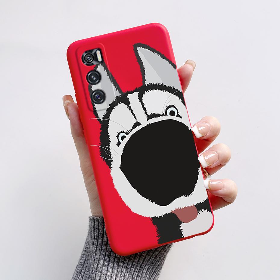 For Vivo V20 SE Case Vivo Y70 Phone Case V20SE Cute Rabbit Panda Painted TPU Soft Cover V2022 V2023 Camera Shockproof Back Coque