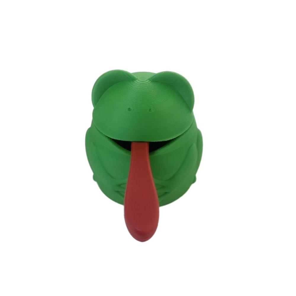 Decorative Seasoning Container 3D Printed Sugar Jar Frog Lid Seasoning Jars Dining Table зелёный