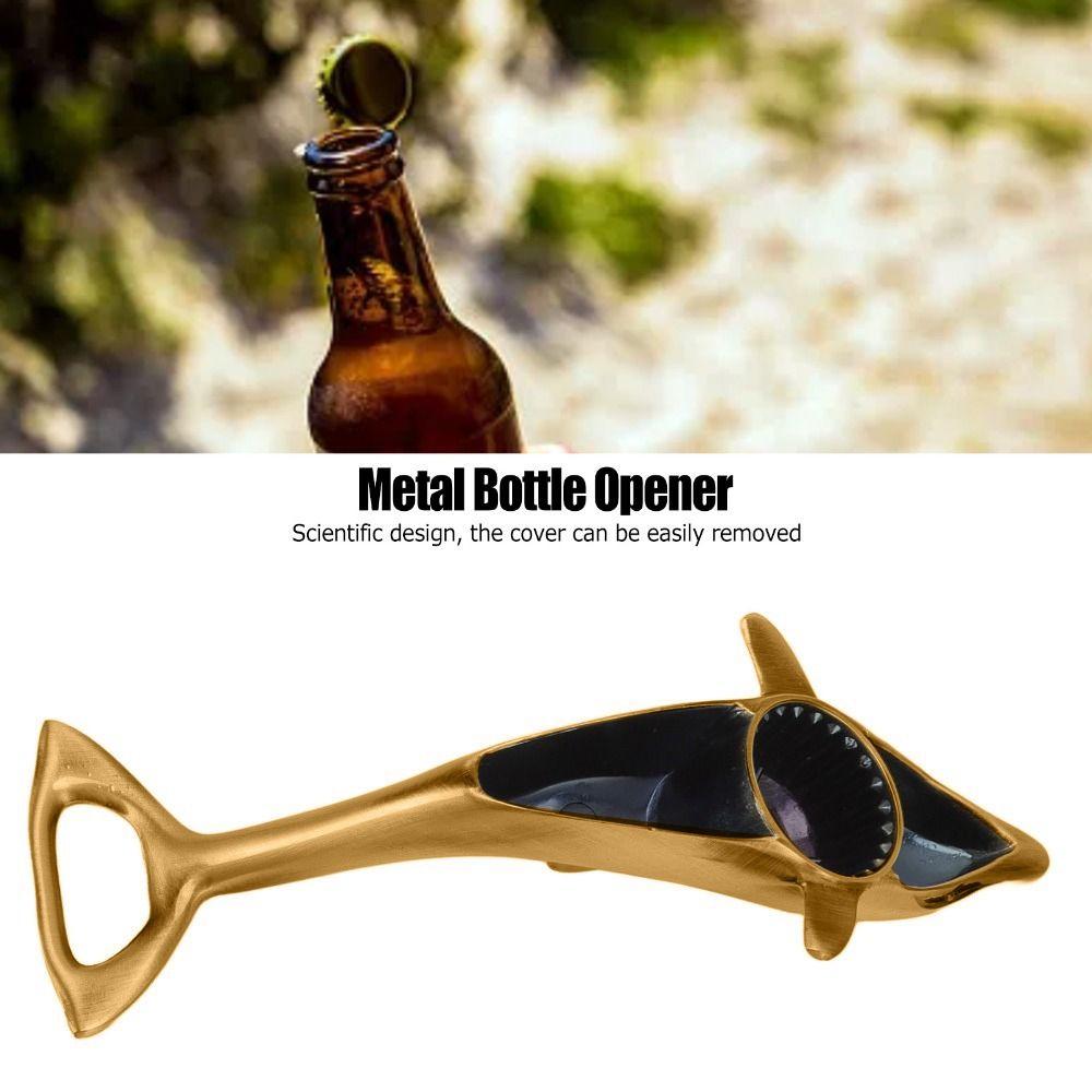 Metal Metal Beer Opener Effort Saving Cute Beer Opener Dolphins Bottle Opener Restaurants