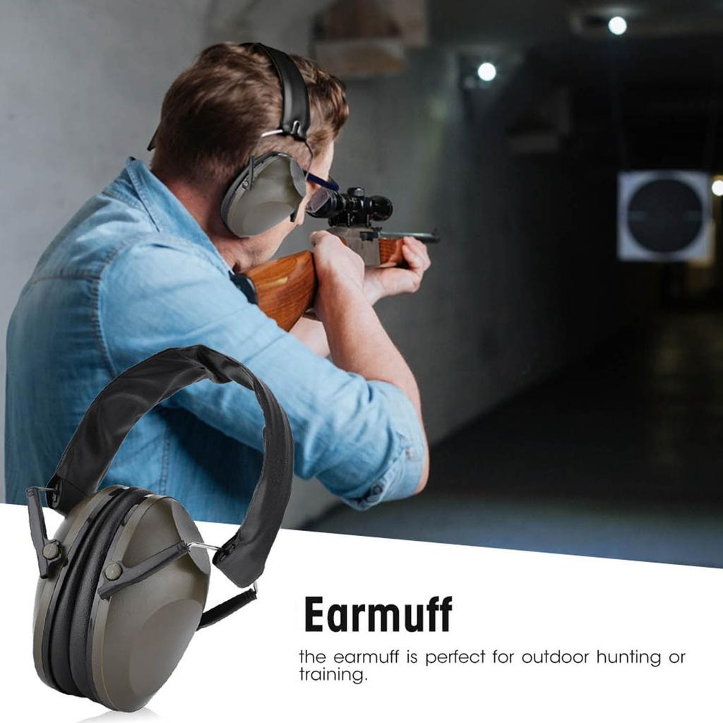 Earmuffs Antinoise Sports Hunting Hearing Active Earmuffs (Black)