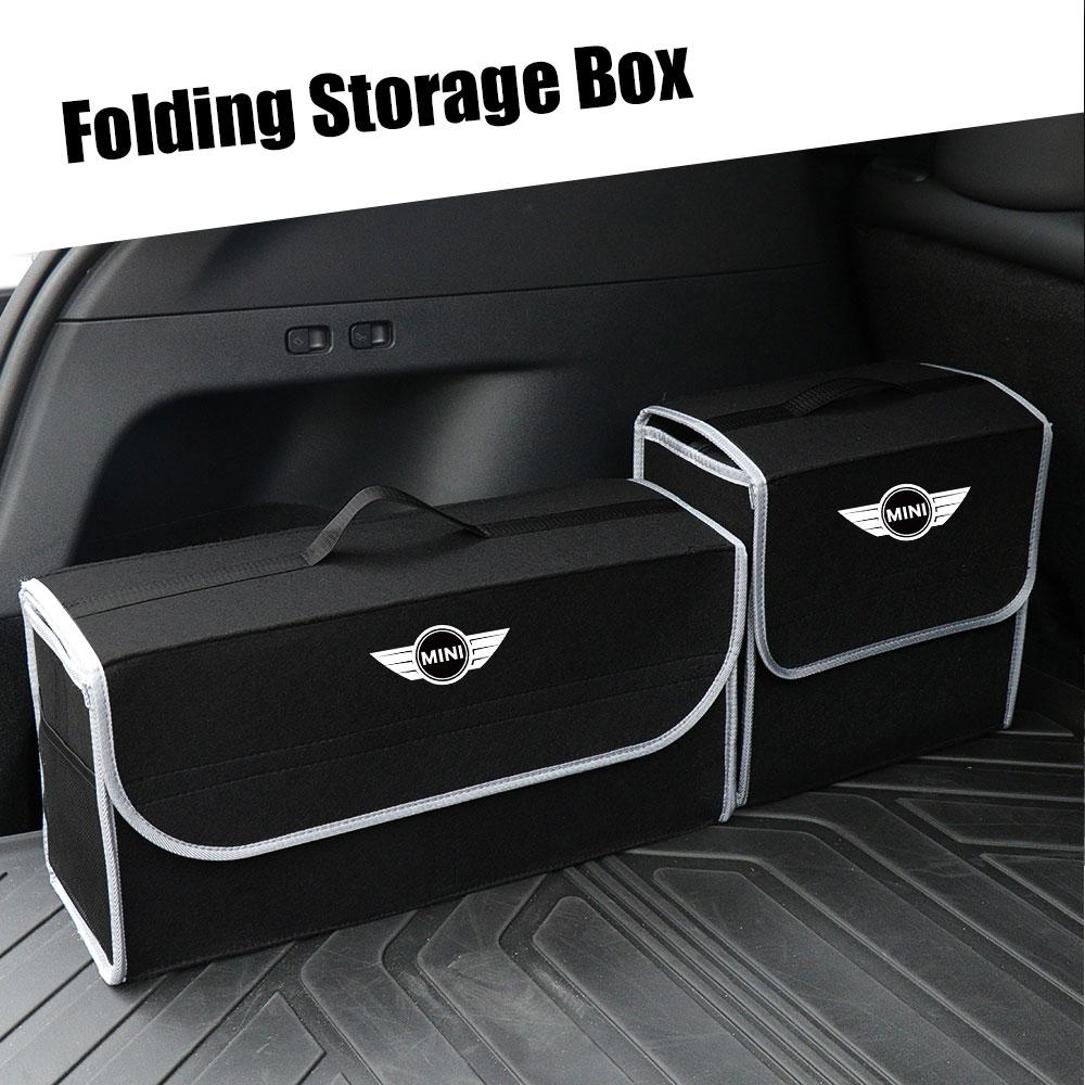 Foldable Car Styling Storage Box Organizer Case Auto Accessories For MINI Cooper JCW WORKS R55 R56 F55 F56 R57 R58 R59 R60 R50