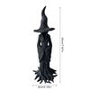 Witches Figurine  Resin Art Piece Tree Root Figurine Sculpture Desktop   Home Accent Halloween Theme Decoration