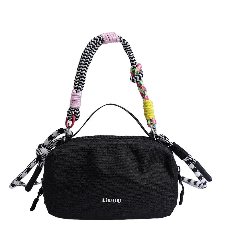 

New Canvas Bag Commuter Messenger Bag Shoulder Bag Mountaineering Small Satchel Women s Bag чорний