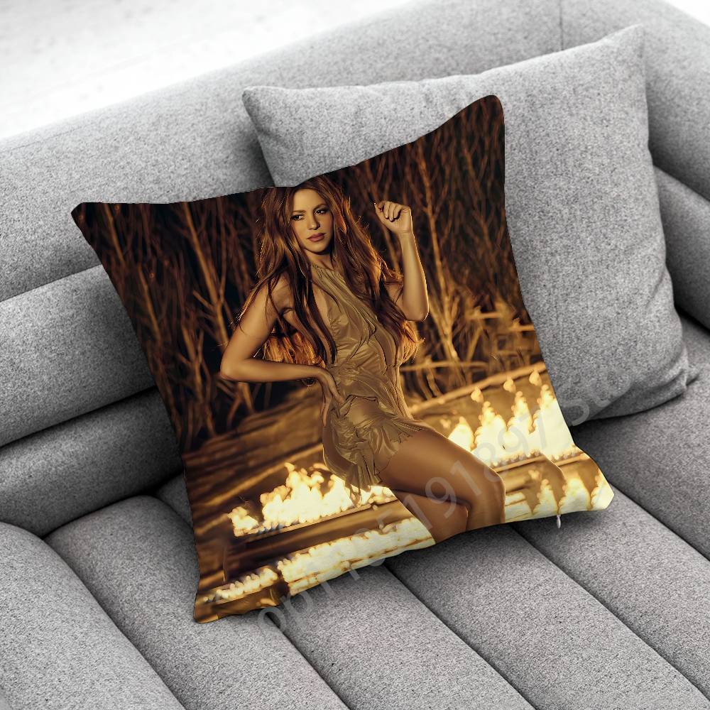 Singer S-Shakira Throw Pillow Case For 45cm 40cm 30cm 50cm 55cm Square Home Pillowcase Case