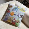 Popular TTeletubbiesed Cushion Cover Soft Decorative Pillow Case Suitable for Bedroom Sofa Car Travel Use
