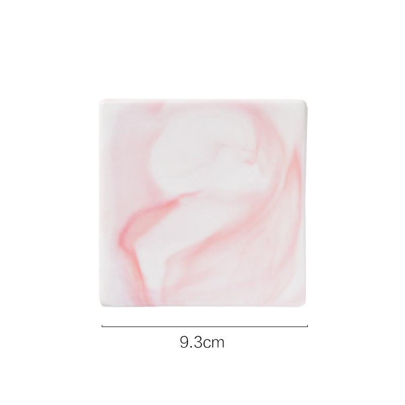 

Скандинавский мрамор, керамическая подставка для кофе, чая, чашки, бутылки, подставка для столовых приборов, декор стола, кухонные аксессуары Style3 розовый