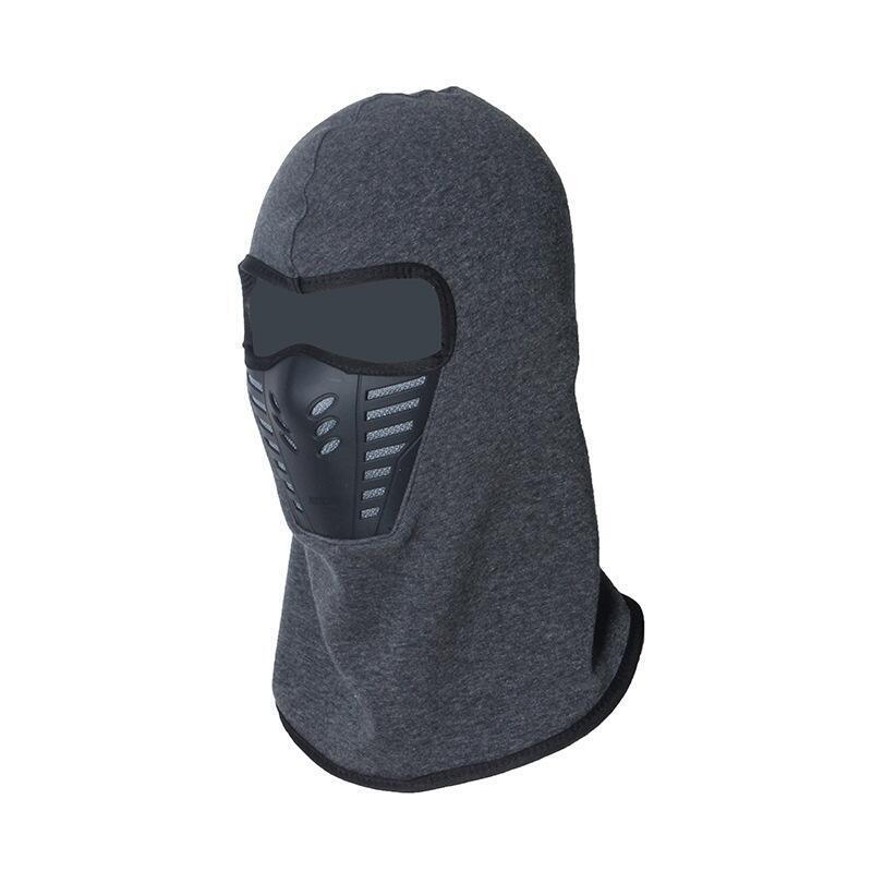 Winter outdoor riding masked hat men and women thickened fleece hat scarf face protection warm windproof hat headgear mask