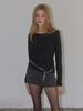 ETMON Cami Layered T-Shirt Set, Black