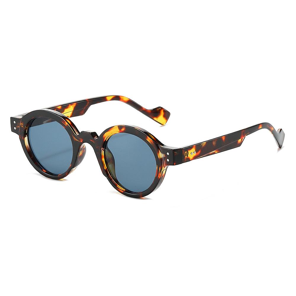 Personalized American Round Frame Sunglasses Men And Women Steampunk Small Frame Versatile Glasses