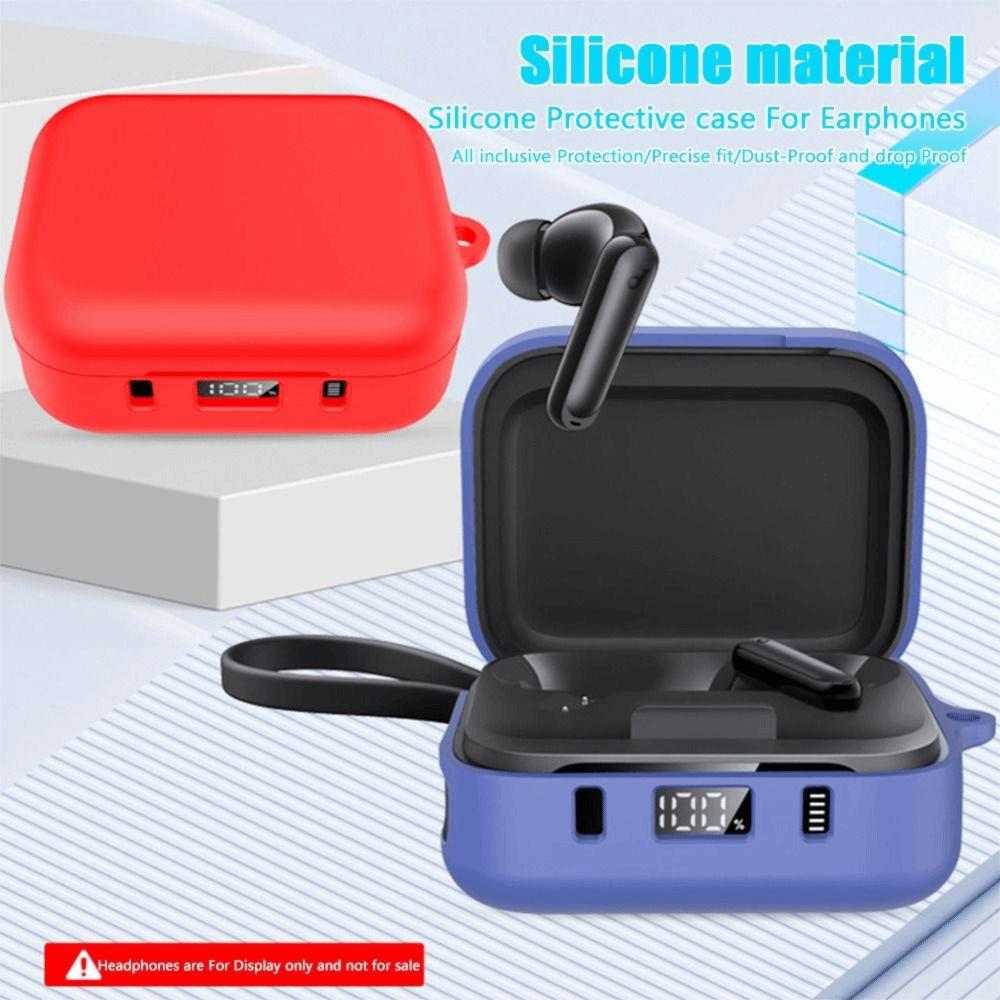 Silicone Earphone Cover with Hook Headphones Shell Protective Case for Soundcore P41i Accessories