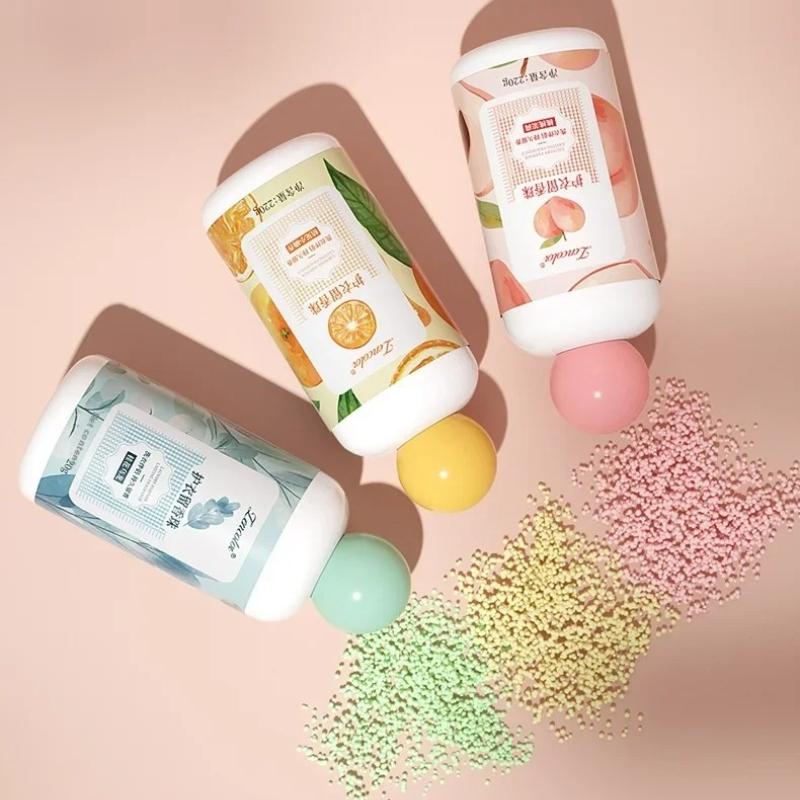 220g Dreifarbige Wäscheduftperlen, Langanhaltende Geruchsentfernung, Glatte und schützende Kleidung, Unverzichtbar für Familien