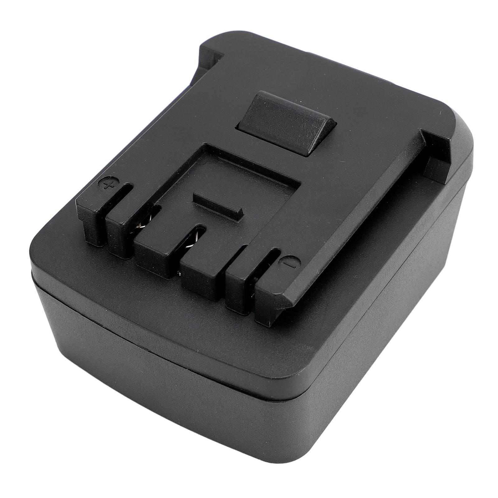 

Power Tool Battery Adapter 18V Lithium Ion Battery to Cordless Tool Converter ABS Plastic