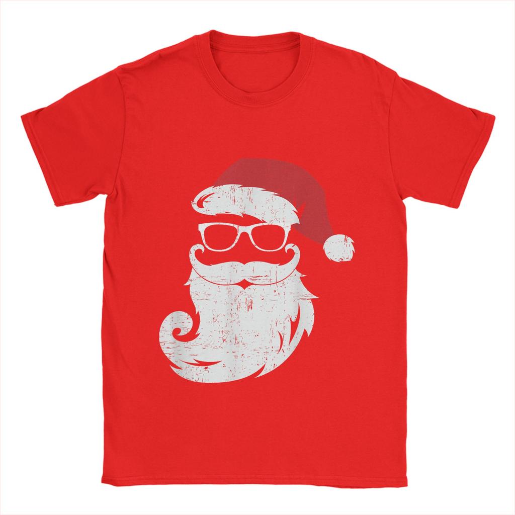 Christmas and beer Cotton T Shirt For Men Summer  Vintage T Shirts Round Neck Novelty Tee Shirt Oversized Hot Sale Tops