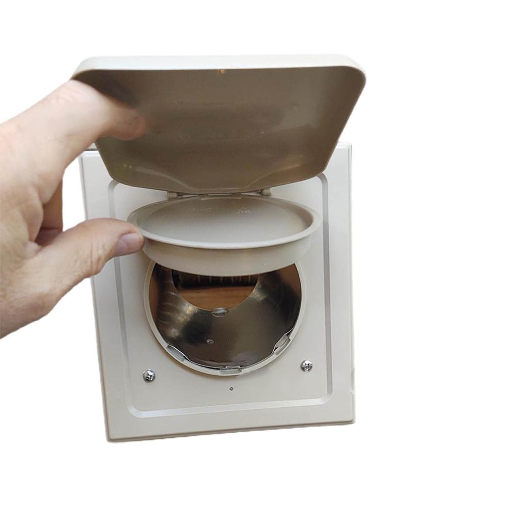 Durable Hood White No Pest Ven Durable Dryer Vent Hood Simple Installs for Improved Ventilation Keep Your Space Clean