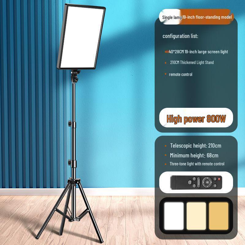 800W LED Soft Light Panel for Photography & Beauty Live Streams