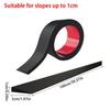 New 1M Doorway Threshold Ramp PVC Wear-resistant Rubber Ramp Striped Self-adhesive Stair Anti Slip Tape